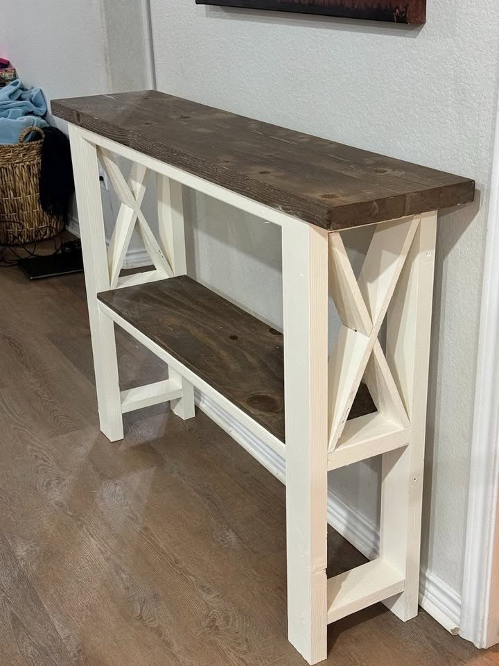 Farmhouse console table